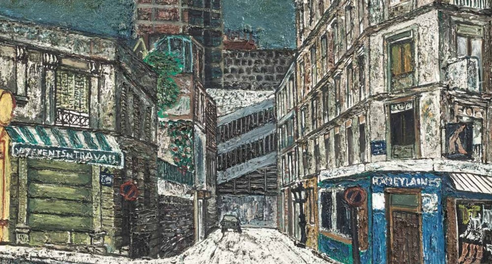 u201cRueff Dead End Street,u201d a 65 by 81 cm canvas (1961) by Cihat Burak, is going on sale with an estimated price range of TL 60,000 to TL 100,000.