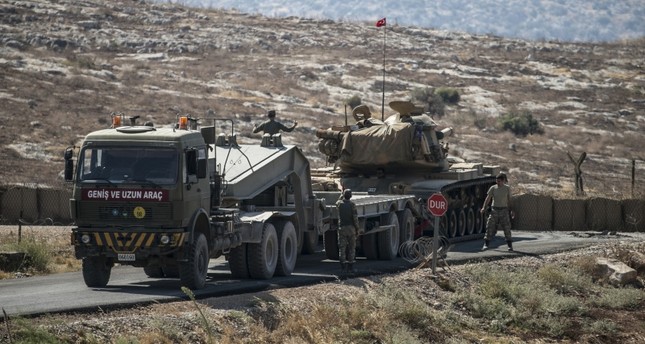 aa photo a turkish military convoy