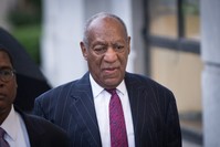 Bill Cosby arrives for his sentencing hearing at the Montgomery County Courthouse, Tuesday, Sept. 25, 2018, in Norristown, Pa. (EPA Photo)