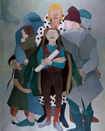 Neşe Erdok, “Ağbi Gayzte,” 200x160 cm, 1985.