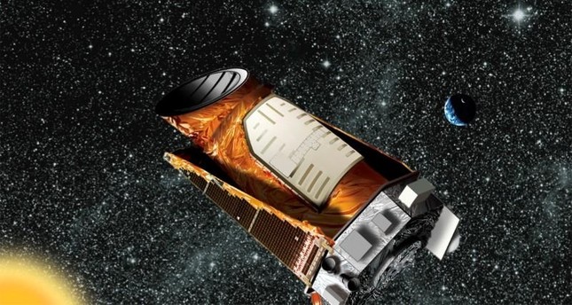 An artist's composite of the Kepler telescope is seen in this undated NASA handout image. (Reuters Photo)