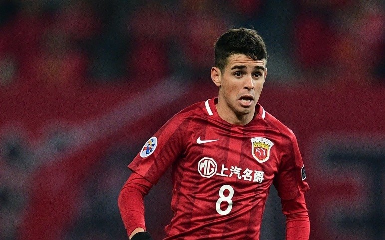 Oscar moved from Chelsea to Shanghai SIPG for 60 million euros
