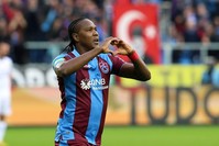 Trabzonspor's Hugo Rodallega.