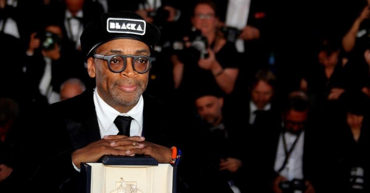  Director Spike Lee poses with Grand Prix Award at the closing ceremony of the 71st Cannes Film Festival on May 19, 2018. (REUTERS Photo)