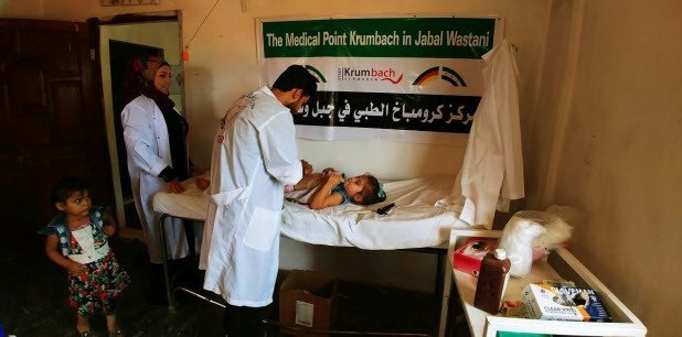 Adnan Wahhoud has seven u201cmedical pointsu201d in the northwestern Syrian province of Idlib. These medical care centers offer free medical treatment and medication.