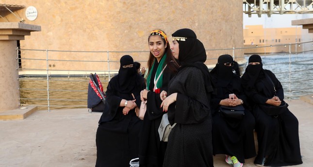 Saudi women at Al- Janadria festival near Riyadh, Saudi Arabia, 17 February 2018. (EPA Photo)