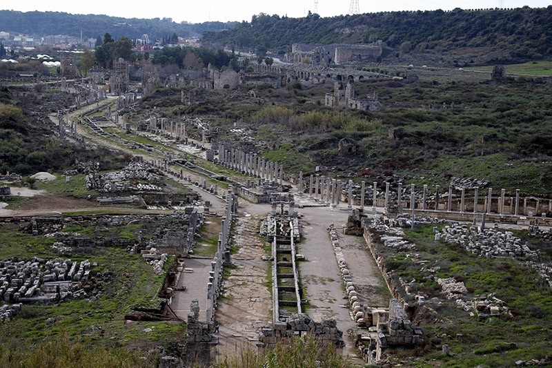 Over 70 pct of 5,000-year-old Perga city in southern Turkey still underground