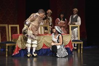 A scene from the play ,The Bourgeois Gentleman.,