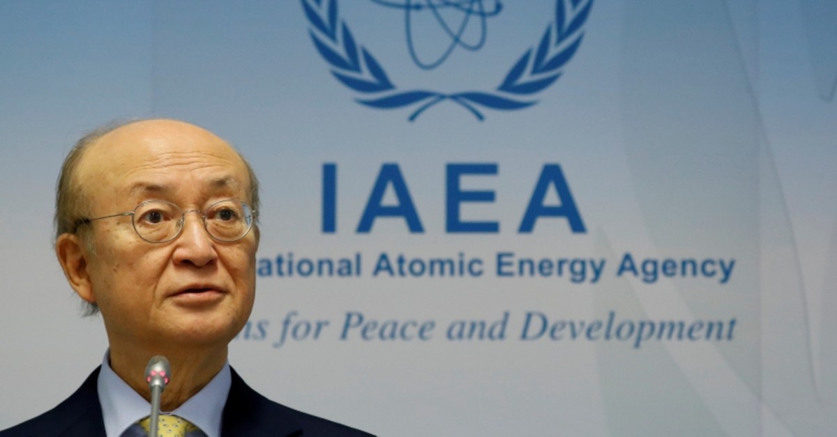 International Atomic Energy Agency (IAEA) Director General Yukiya Amano addresses a news conference during a board of governors meeting at the IAEA headquarters in Vienna, Austria March 4, 2019. (Reuters Photo)