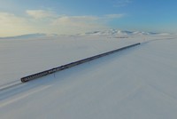 قطار الشرق الشهير في تركيا يفتتح رحلاته لموسم الشتاء