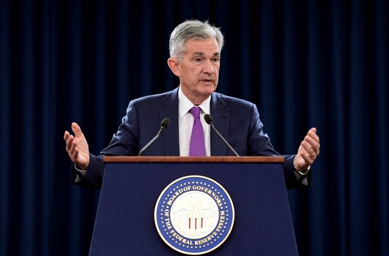 In this Sept. 26, 2018, file photo Federal Reserve Chairman Jerome Powell speaks during a news conference in Washington. (AP Photo)