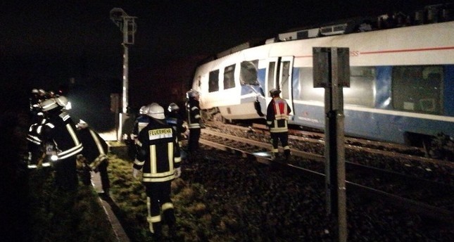 50 جريحاً على الأقل في حادث تصادم قطار في ألمانيا