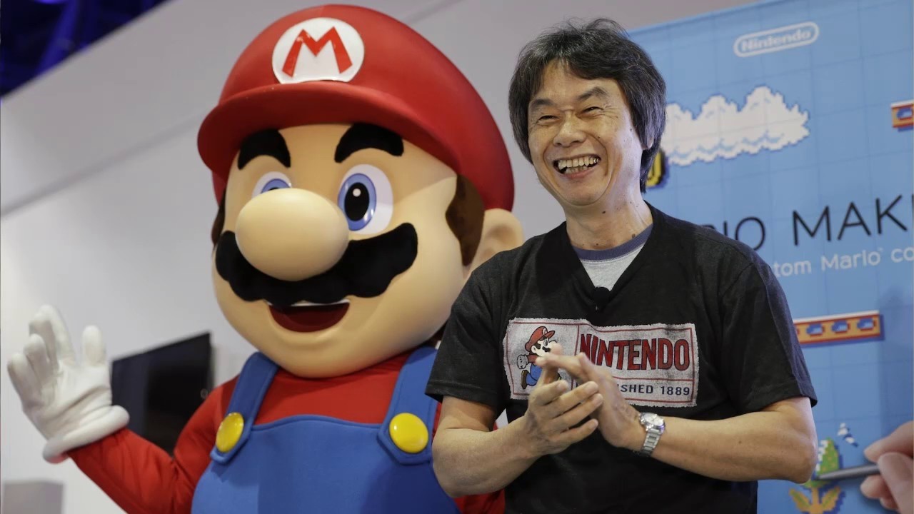 Shigeru Miyamoto, the video game mastermind behind ,Super Mario Bros., (AP Photo)
