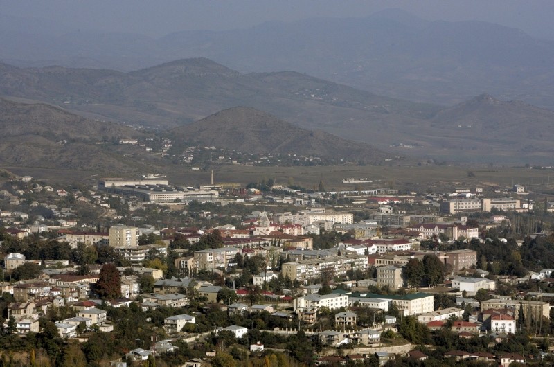 This Oct. 30, 2009 file photo shows general view Nagorno-Karabakh's main city of Khankendi. (Reuters Photo)