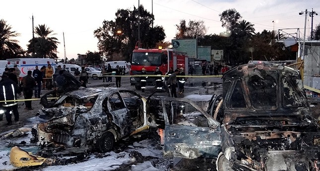 45 قتيلا في تفجير استهدف معارض للسيارات في بغداد
