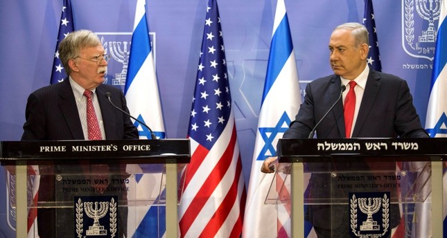 مستشار الأمن القومي في البيت الأبيض في مؤتمر صحفي مع رئيس الوزراء الإسرائيلي الفرنسية