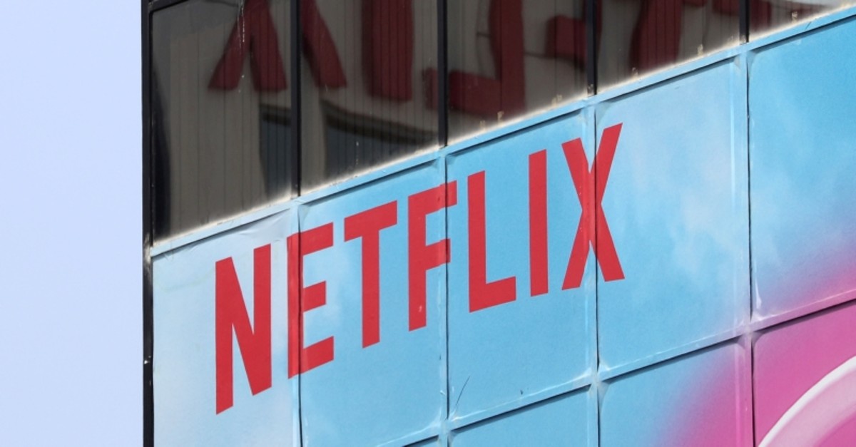 The Netflix logo is seen on their office in Hollywood, Los Angeles, California, U.S. July 16, 2018. (Reuters Photo)