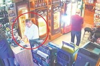 James Le Mesurier shopping at a grocery store about six hours before his body was found, Istanbul, Nov. 10, 2019. 