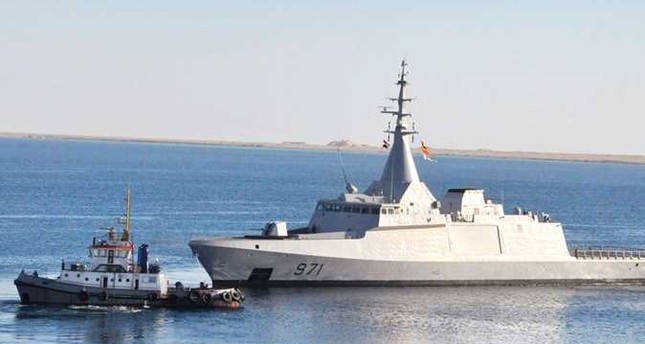 القوات البحرية المصرية تنفذ تدريبات مشتركة بالبحر المتوسط مع القوات البريطانية والإيطالية