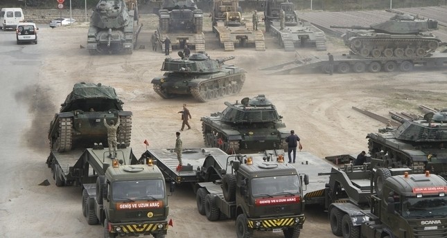 الدبابات التركية تواصل التدفق إلى الحدود السورية مع دخول درع الفرات يومها السابع