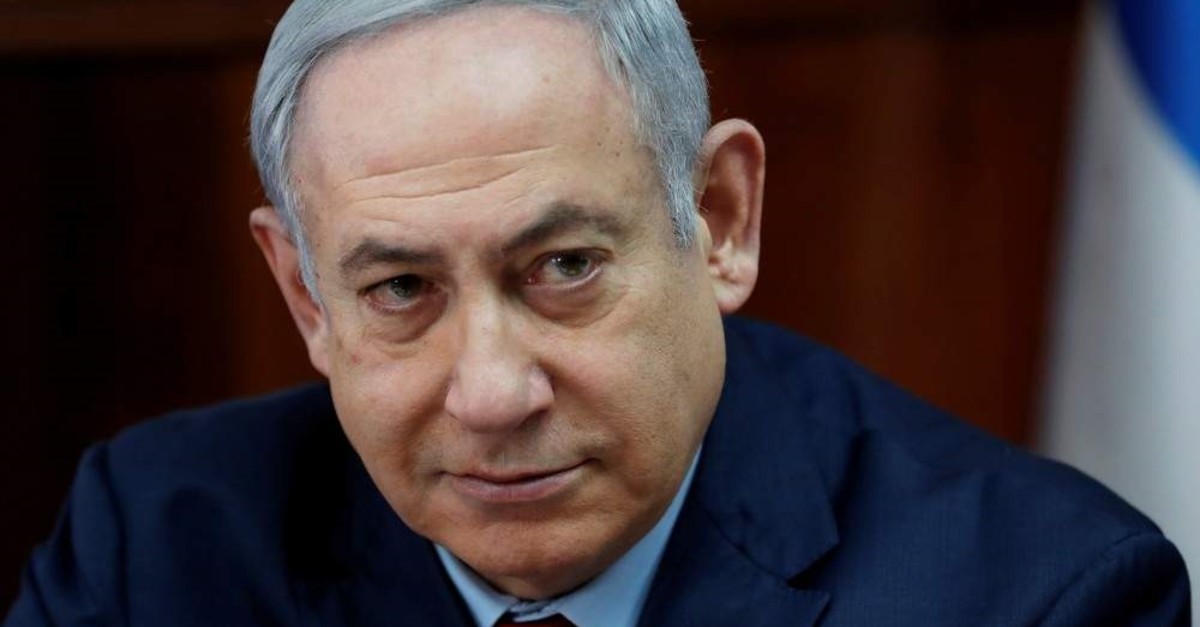 Israeli Prime Minister Benjamin Netanyahu attends the weekly cabinet meeting in Jerusalem, Jan. 5, 2020. (REUTERS/Ronen Zvulun/File Photo)