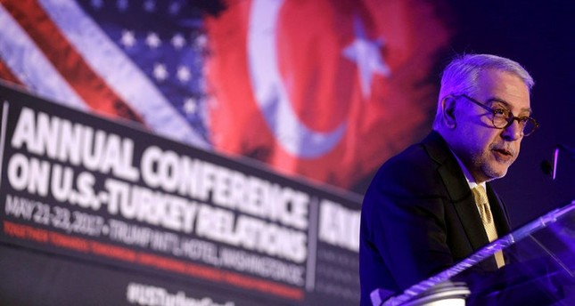 السفير التركي لدى واشنطن خلال المؤتمر السنوي للعلاقات الأمريكية التركية. رويترز