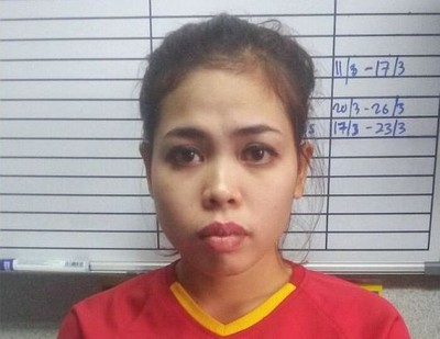 Indonesian Siti Aisyah is seen in this undated handout released by the Royal Malaysia Police to Reuters on February 19, 2017