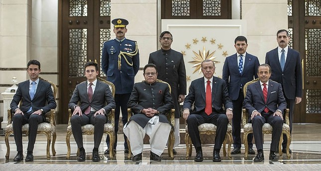 الرئيس التركي يتسلم أوراق اعتماد سفيري باكستان وزامبيا والهند الأناضول
