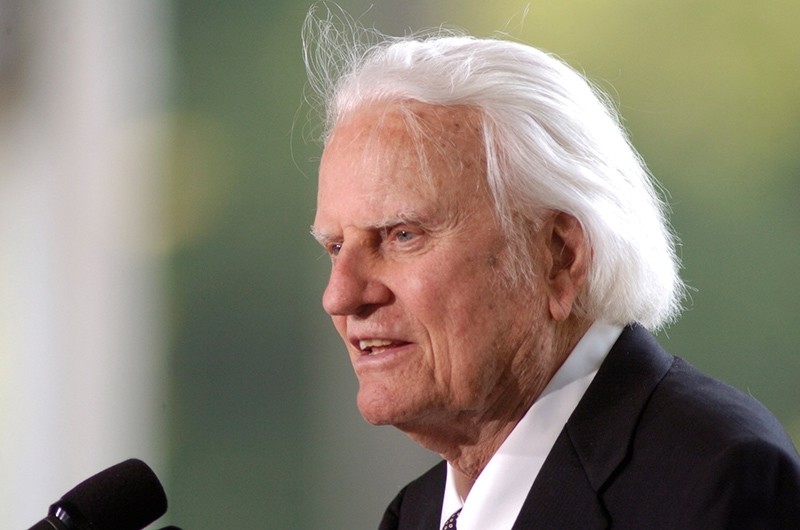 Evangelist Billy Graham speaks at the dedication of the Billy Graham Library in Charlotte, N.C., U.S., May 31, 2007. (Reuters Photo)