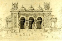 A sketch by Nazu0131mi Yaver Yenal.