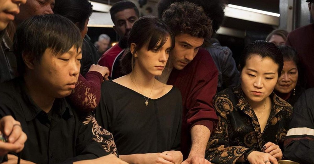 Stacy Martin and Tahar Rahim in ,Joueurs.,
