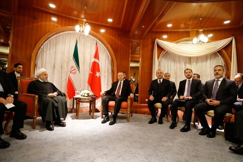 Erdogan Meets Putin Rouhani In Sochi Ahead Of Trilateral Syria Summit Daily Sabah