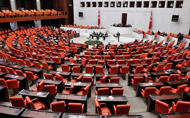 A view of the general assembly hall of Turkey's Parliament, May 27, 2016. (Photo: Sabah / Ali Ekeyılmaz)