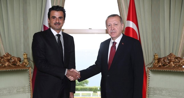 أردوغان وأمير قطر يبحثان سبل التعاون في مكافحة كورونا