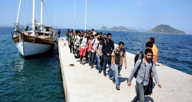 خفر السواحل التركي يضبط 29 مهاجرًا في بحر إيجه
