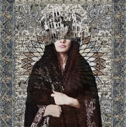 Fatimah Al Nemer's work in the exhibition