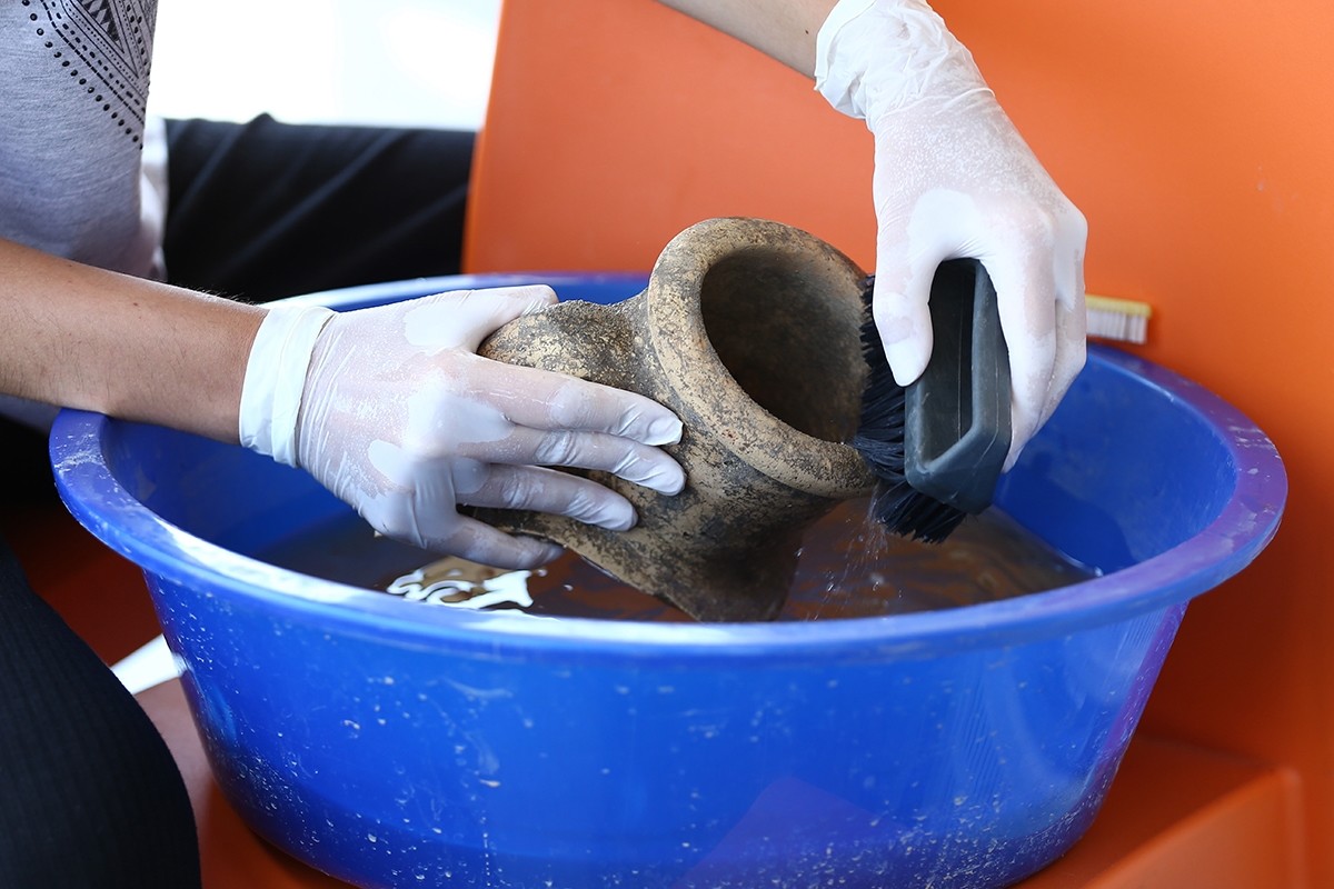 Two century old shops found in Antalya