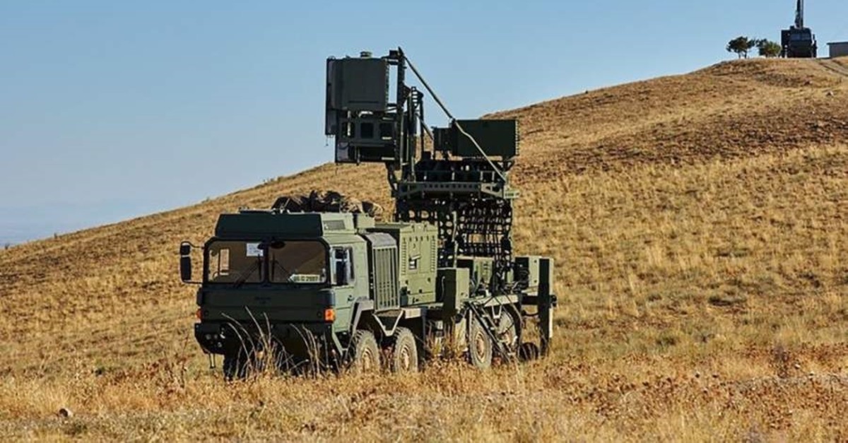 This file photo shows the Koral mobile radar system domestically developed by the Turkish defense giant ASELSAN. (Sabah file photo)