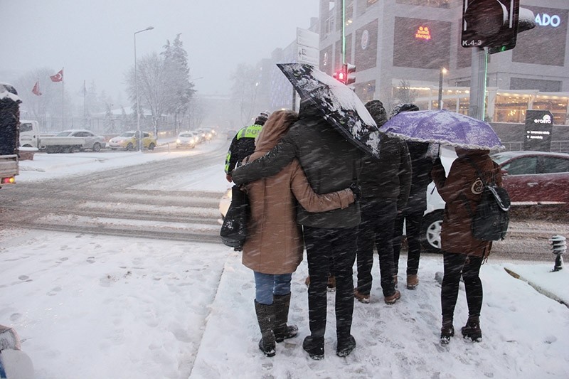 Turkey’s northwest Edirne province blanketed in snow (IHA photo)