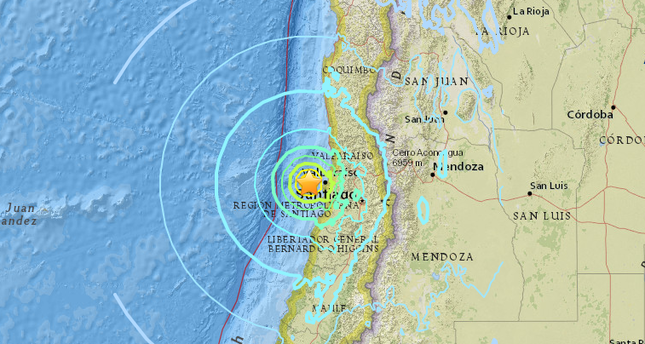 زلزال بقوة 7.1 درجات يضرب وسط تشيلي ومخاوف من تسونامي
