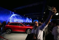 Turkey's first indigenous automobile model on display during the official opening ceremony in the Gebze district of northwestern Kocaeli province, Dec. 27, 2019. (AA Photo)