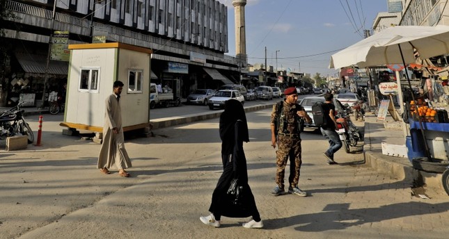 من شوارع مدينة منبج الخاضعة لسيطرة تنظيم ي ب ك/بي كا كا الإرهابي AFP