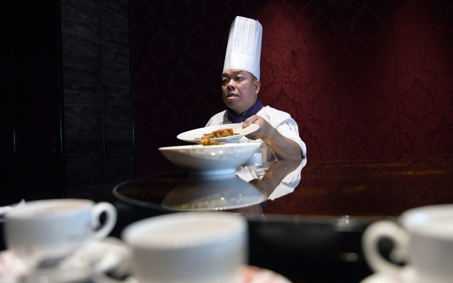 Ken Chan, the executive chef at the five-star hotel restaurant Le Palais in Taipei.