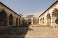 The yard of Zazadin Inn has 24 enclosed and open-air rooms, a prayer room, bath, storehouse, warehouse and barns.