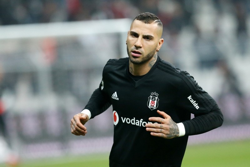 Portuguese midfielder Ricardo Quaresma, who is in a pay dispute with Beu015fiktau015f, is on the list of players to be sold. (AA Photo)