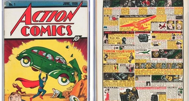 Rare Comic Showing Supermans 1st Appearance To Be Auctioned At 800k Daily Sabah 