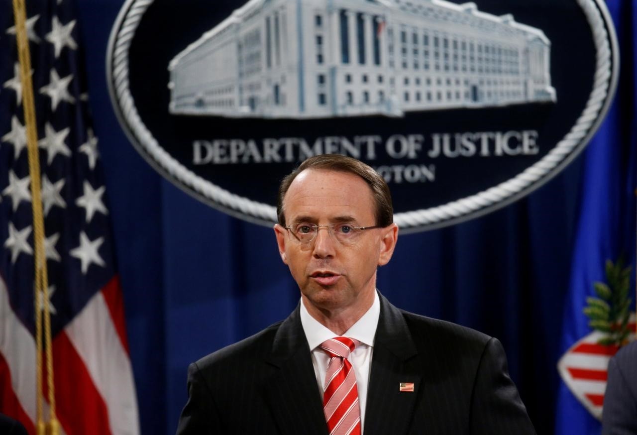 Deputy Attorney General Rod Rosenstein (Reuters Photo)