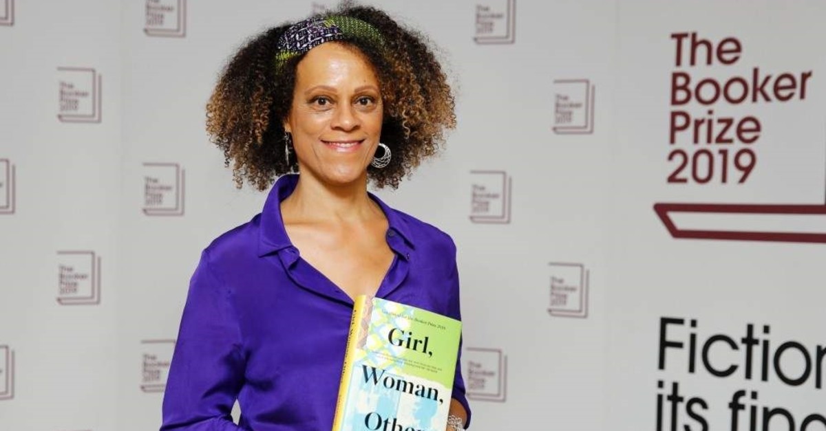 British author Bernardine Evaristo was a joint winner of this year's Booker Prize for her novel ,Girl, Woman, Other., (AFP Photo)