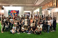 Young artists who visited Istanbul art venues produced works of art to be displayed at the exhibition ,Impressions from Anatolia.,