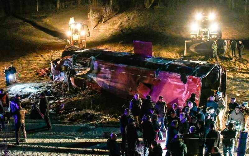 North Macedonia Declares 2 Days Of Mourning After Bus Crash Kills 14 Daily Sabah
